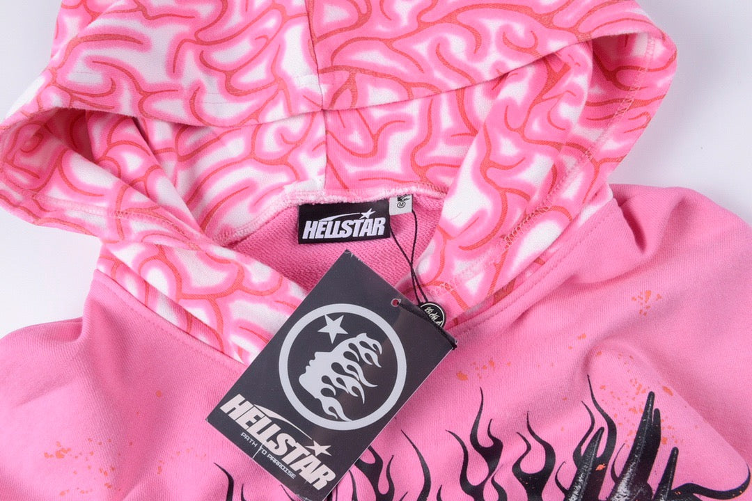 Hellstar Studios Brainwashed Hoodie With Brain New