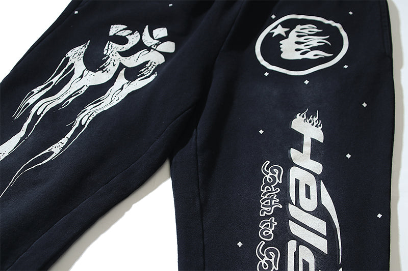 Hellstar Studios New Hoodie and Pants Set 2002