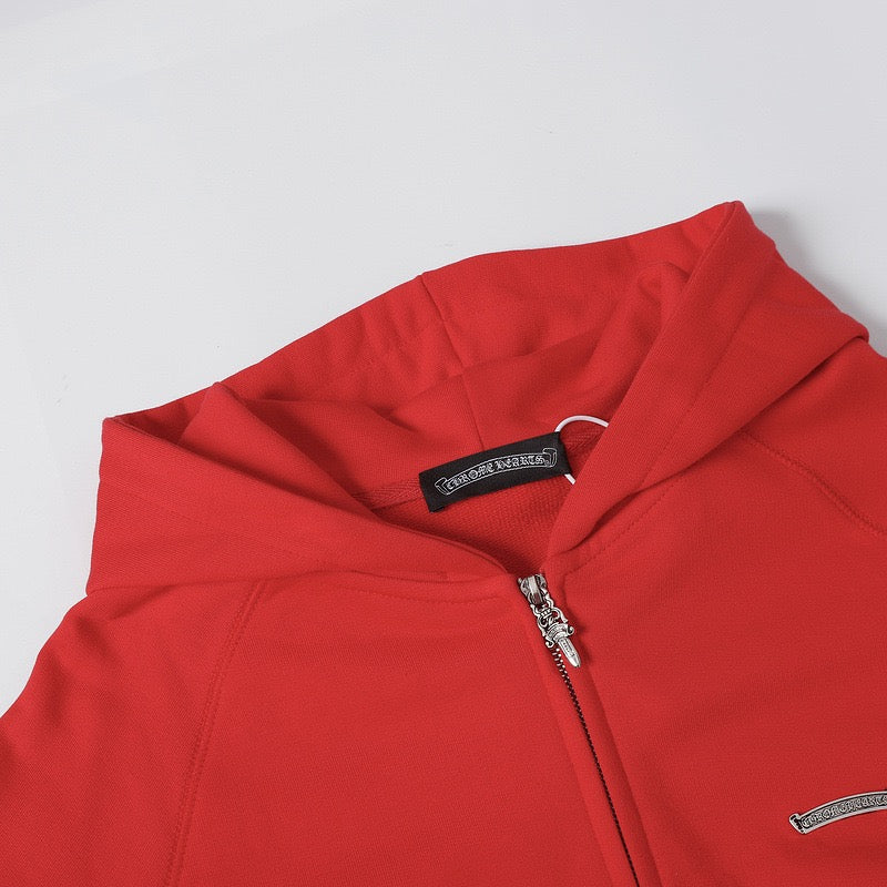 Chrome Hearts New Zip Up Hoodie -7019