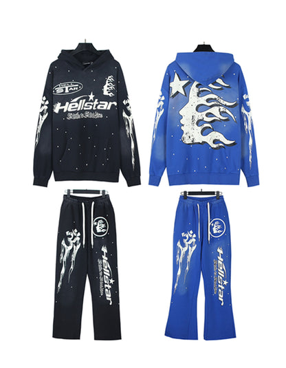 Hellstar Studios New Hoodie and Pants Set 2002