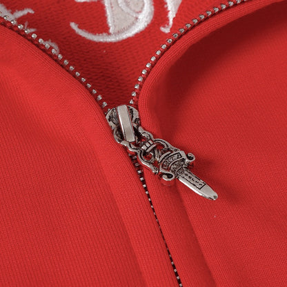 Chrome Hearts New Zip Up Hoodie -7019