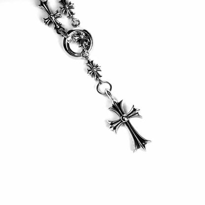 CH CROSS AND BABYFAT CHARM WITH TINY E CH PLUS CHALK CHAIN