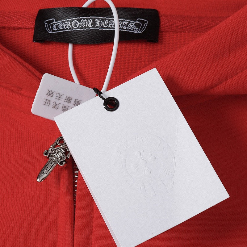 Chrome Hearts New Zip Up Hoodie -7019