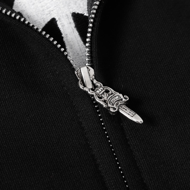 Chrome Hearts New Zip Up Hoodie -7019