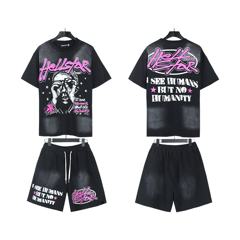 Hellstar new fashion T-shirt Suit