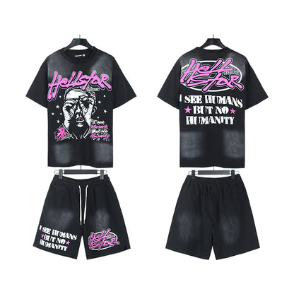 Hellstar new fashion T-shirt Suit